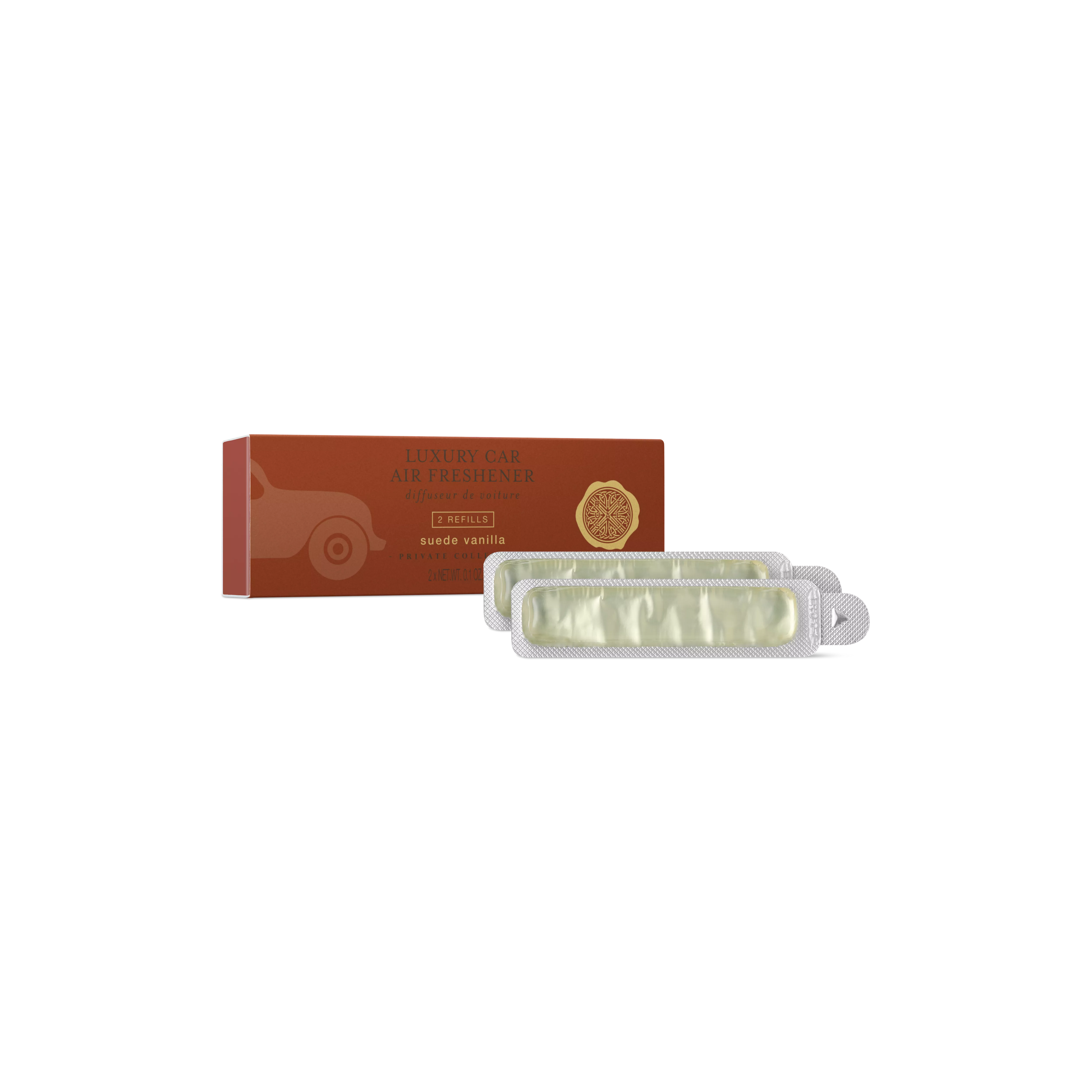 Suede Vanilla Car Air Freshener Refill