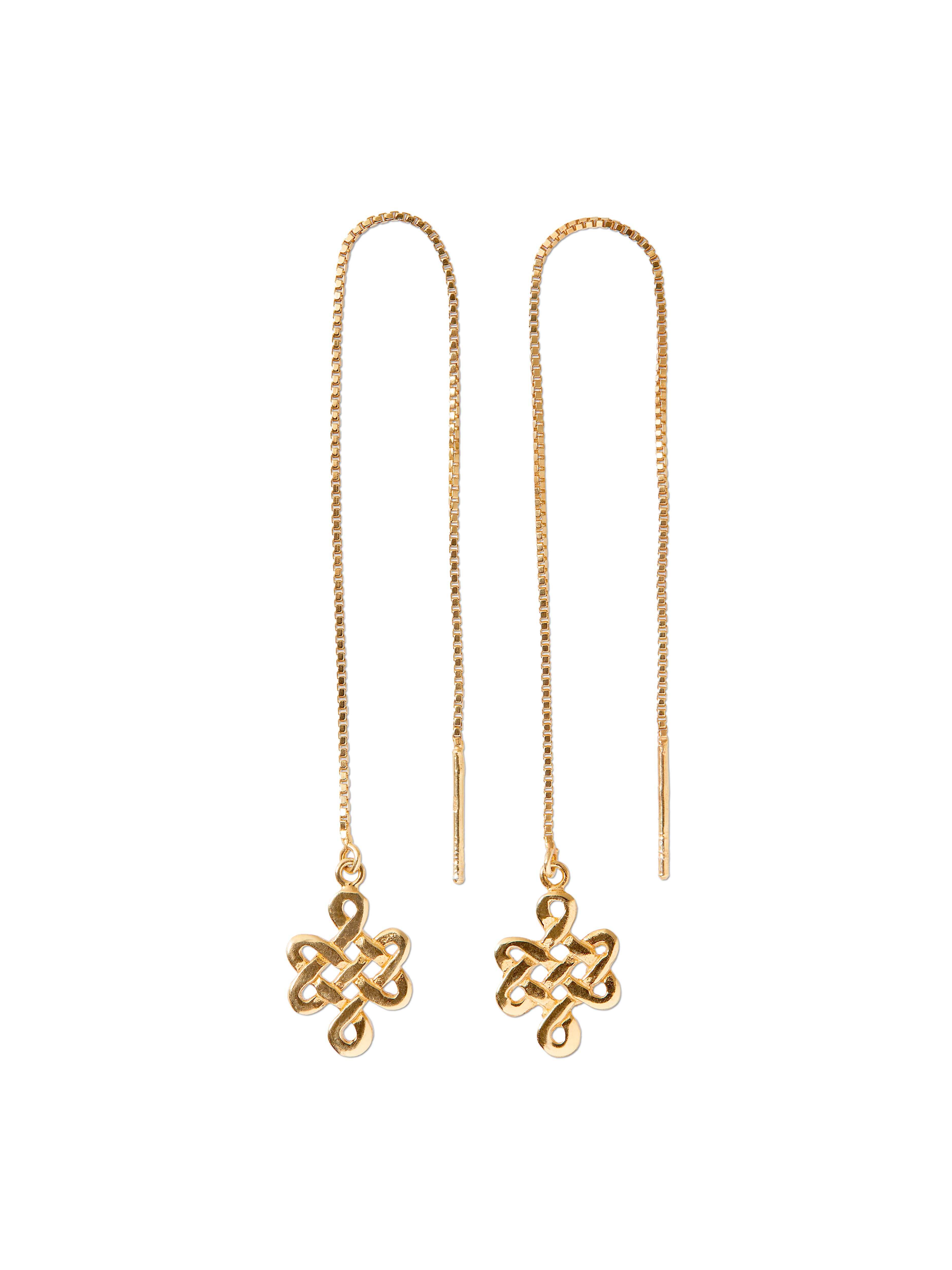 Infinity Chain Earrings