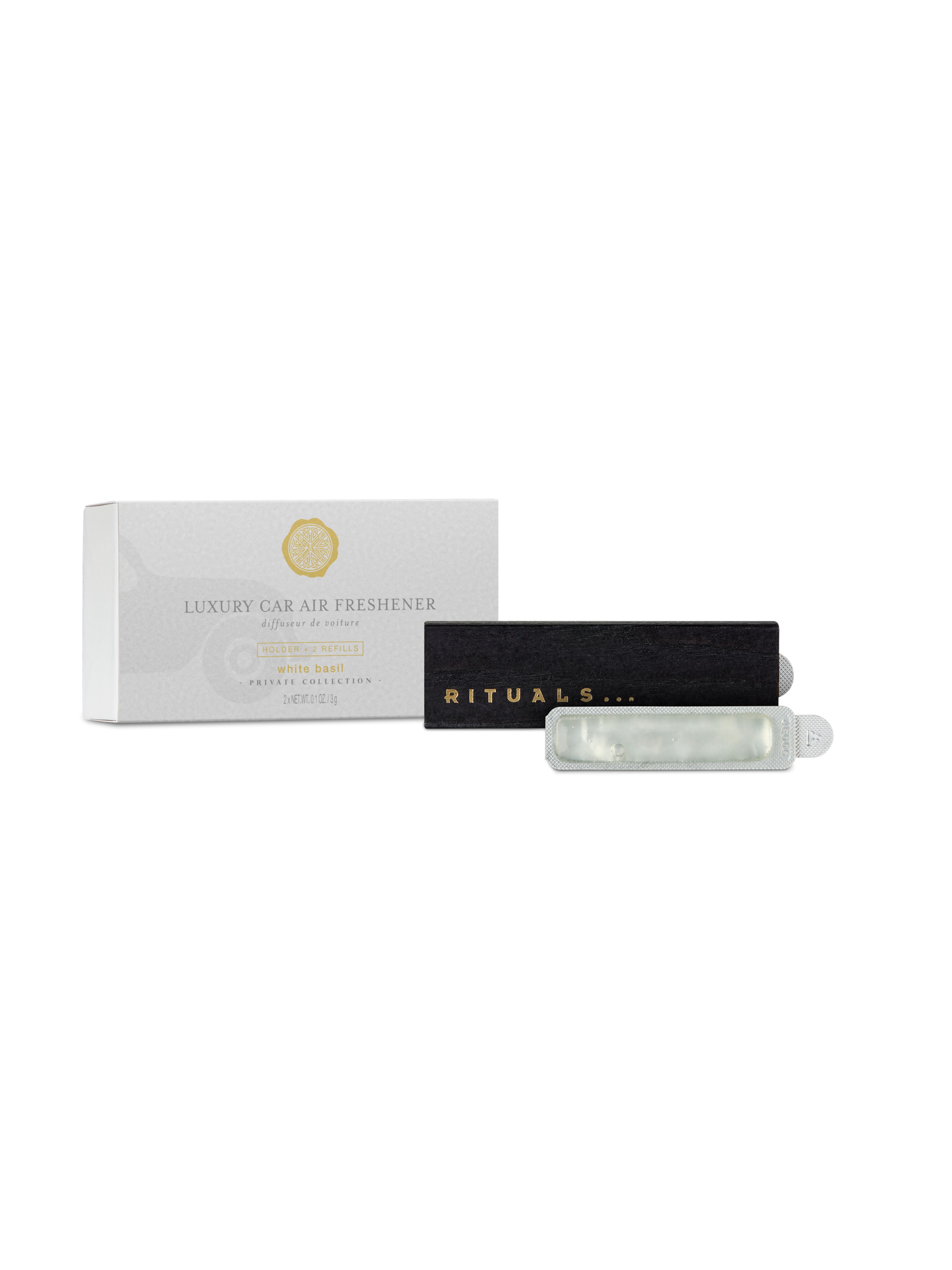White Basil Car Air Freshener