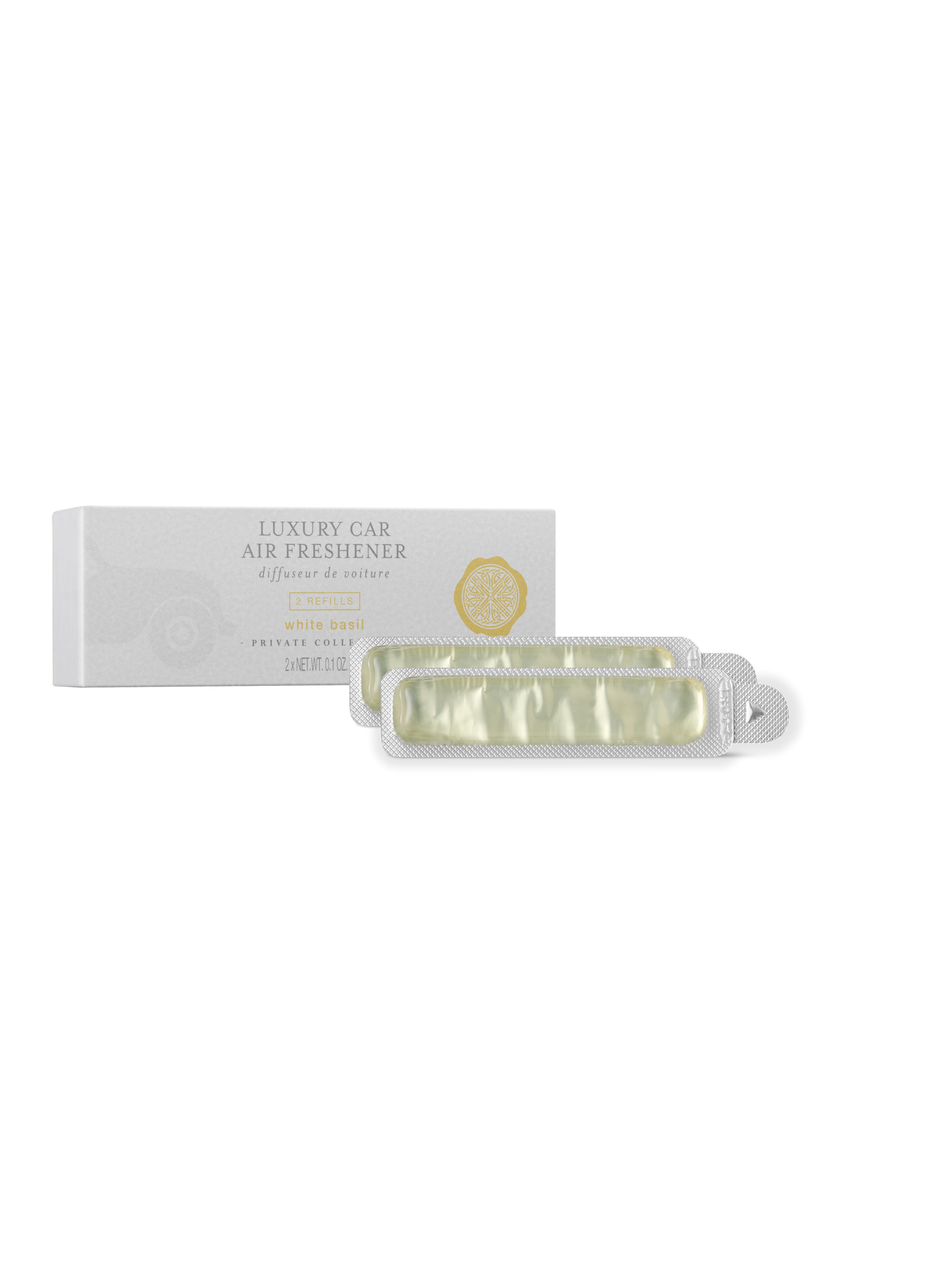 White Basil Car Air Freshener Refill