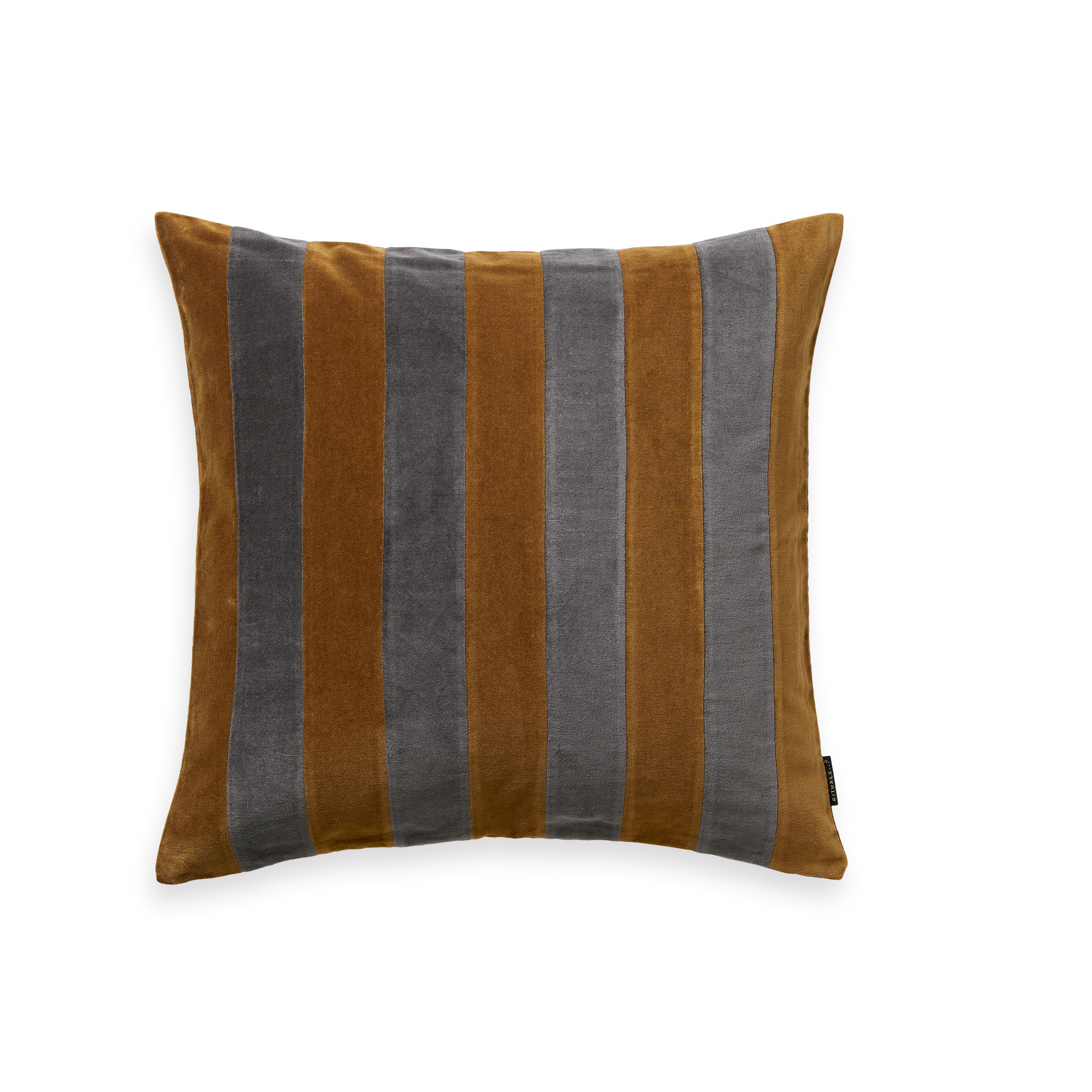 Rituals House of Rituals, Housse de coussin en velours 50 x 50 cm, Mocha Stripes