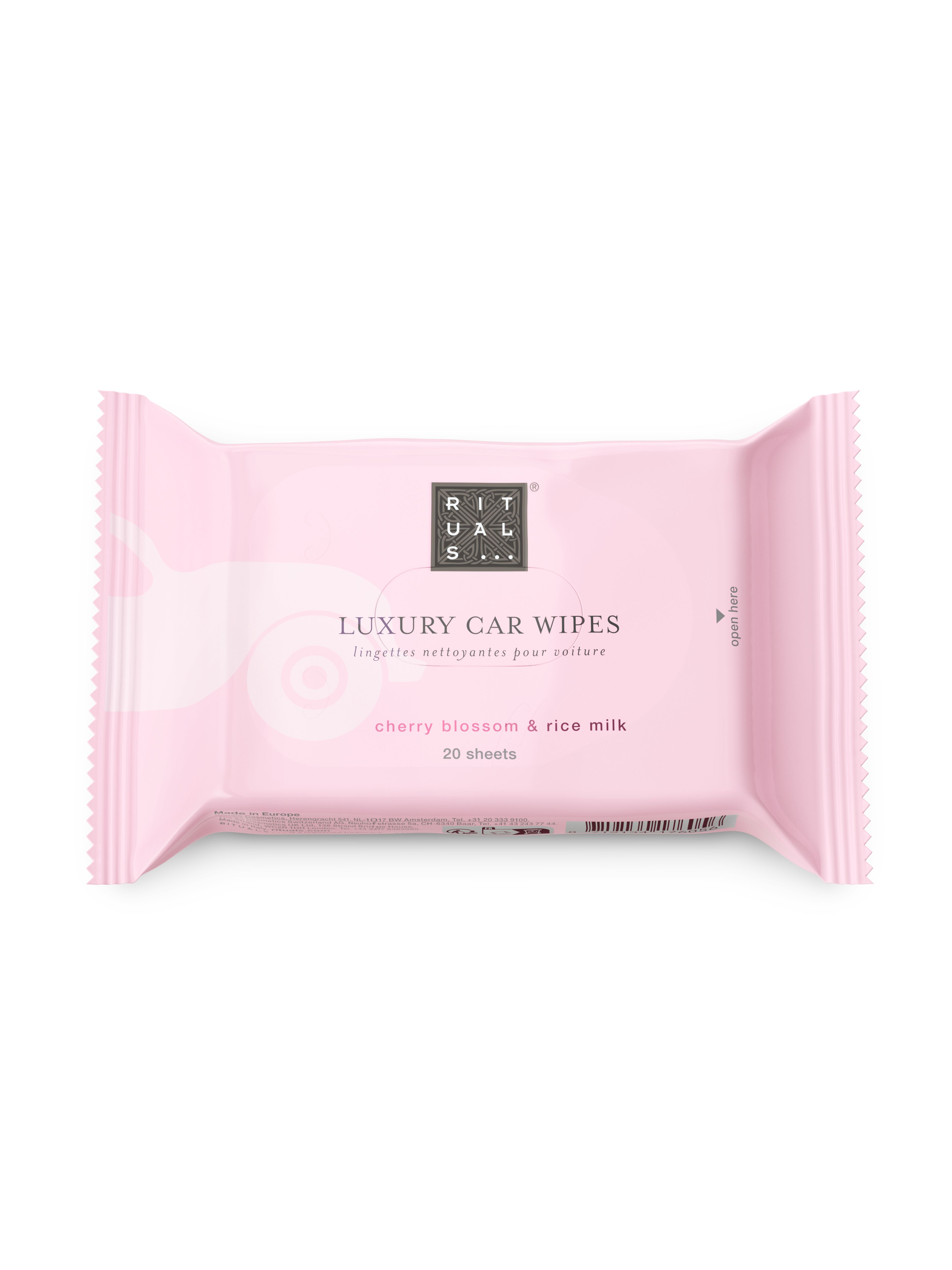 The Ritual of Sakura Car Wipes 20 x 1 g