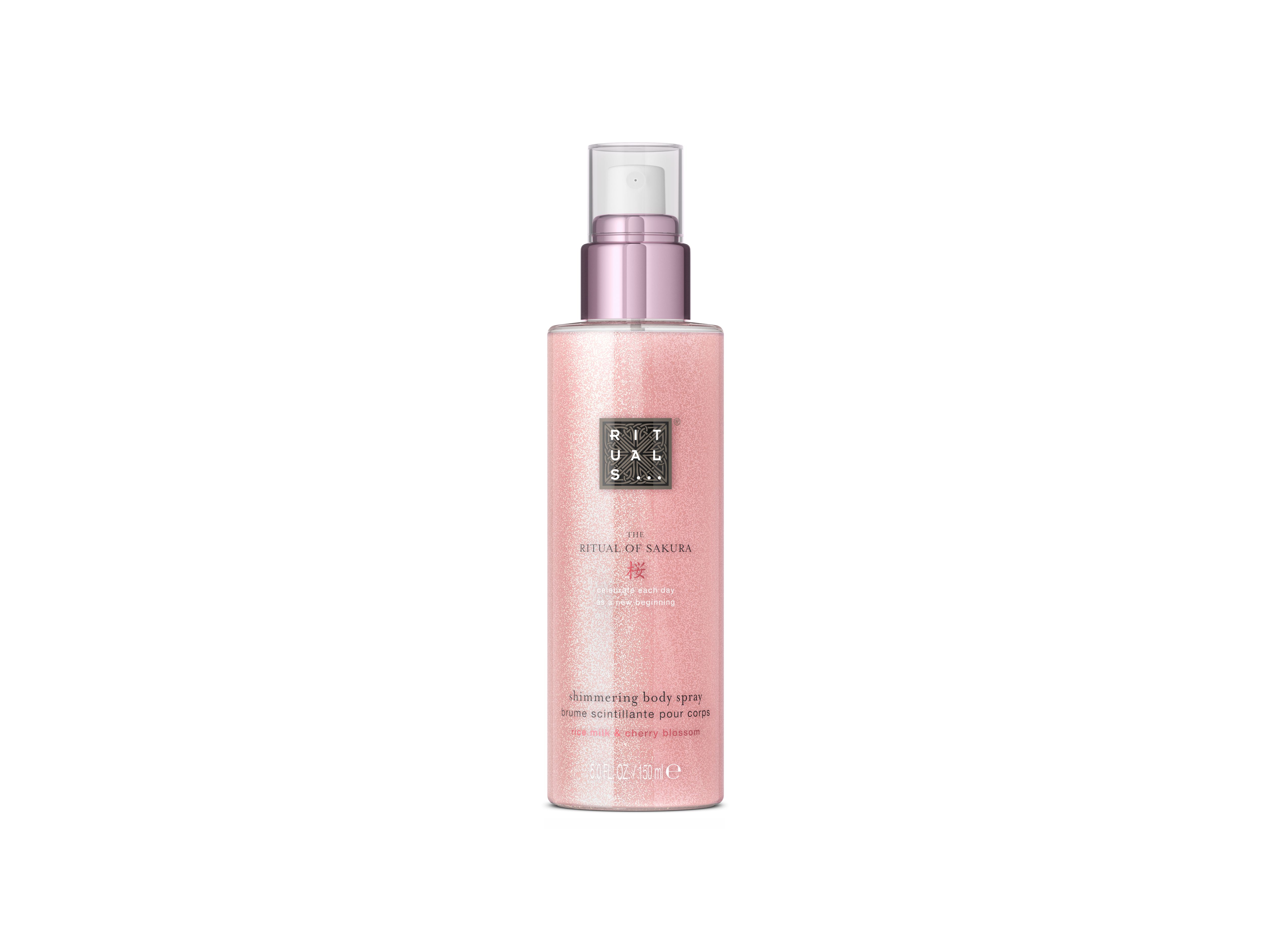 glinsterende bodyspray