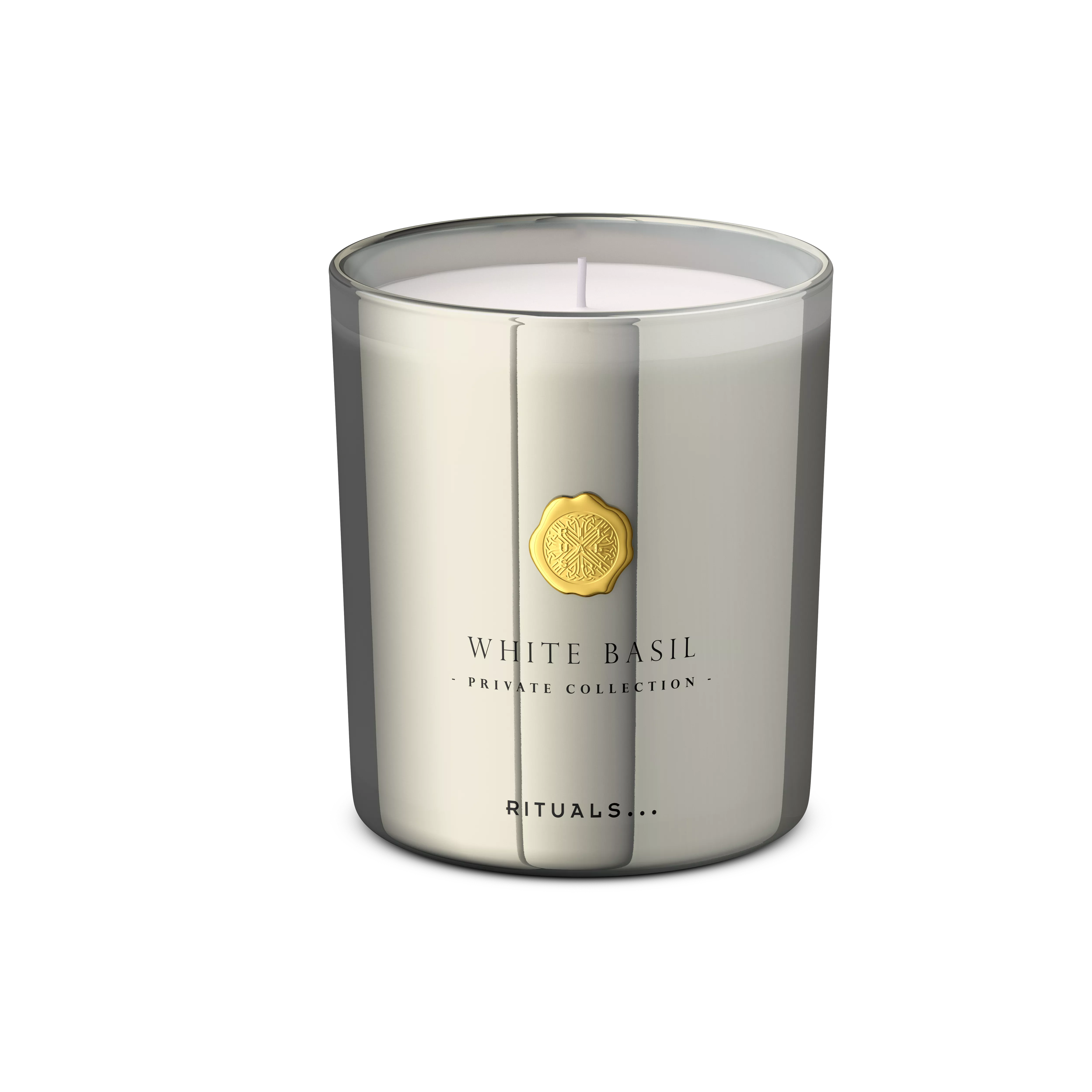 White Basil Scented Candle
