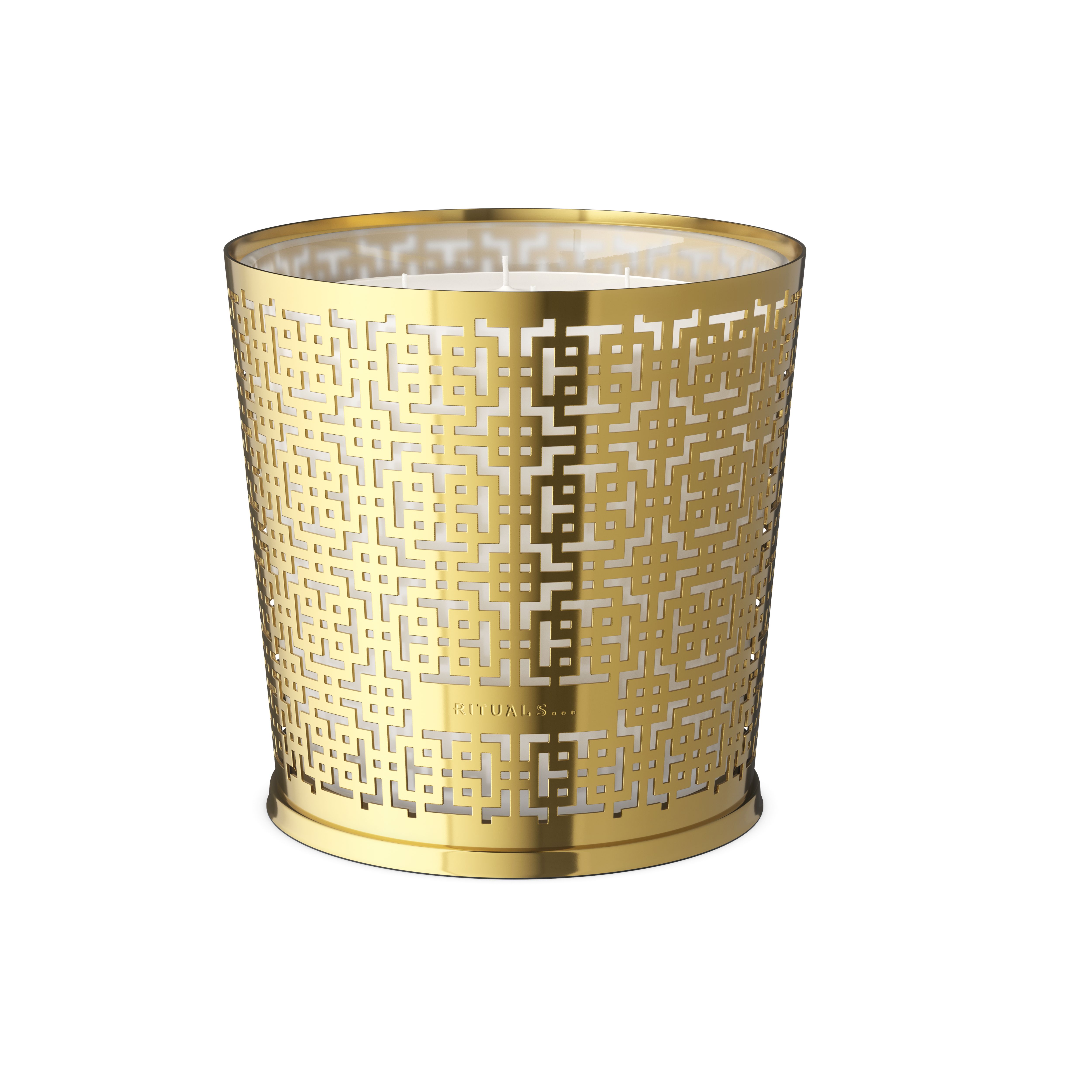Large Mystic Cedar Scented Candle With Metal Sleeve