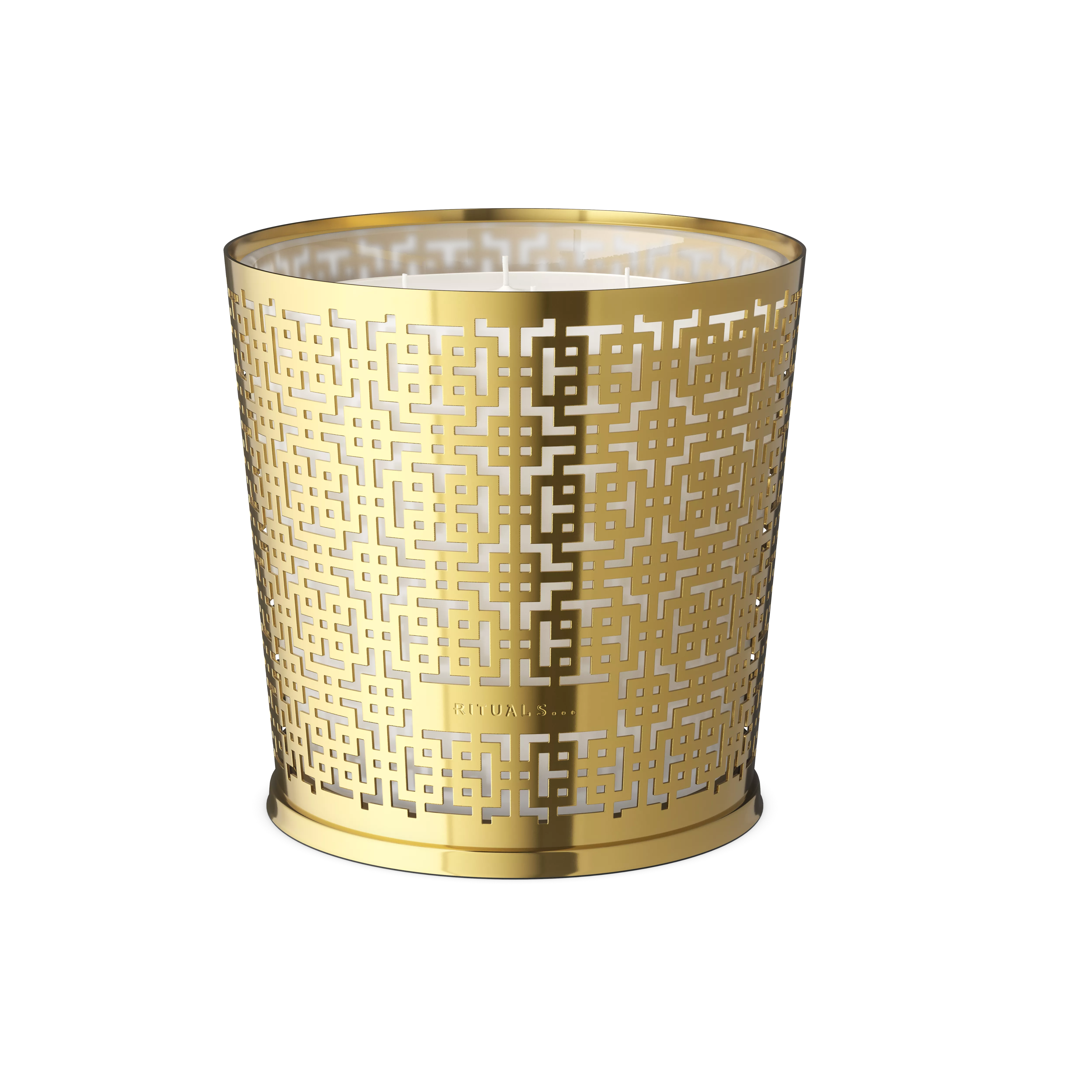 Large Mystic Cedar Scented Candle With Metal Sleeve
