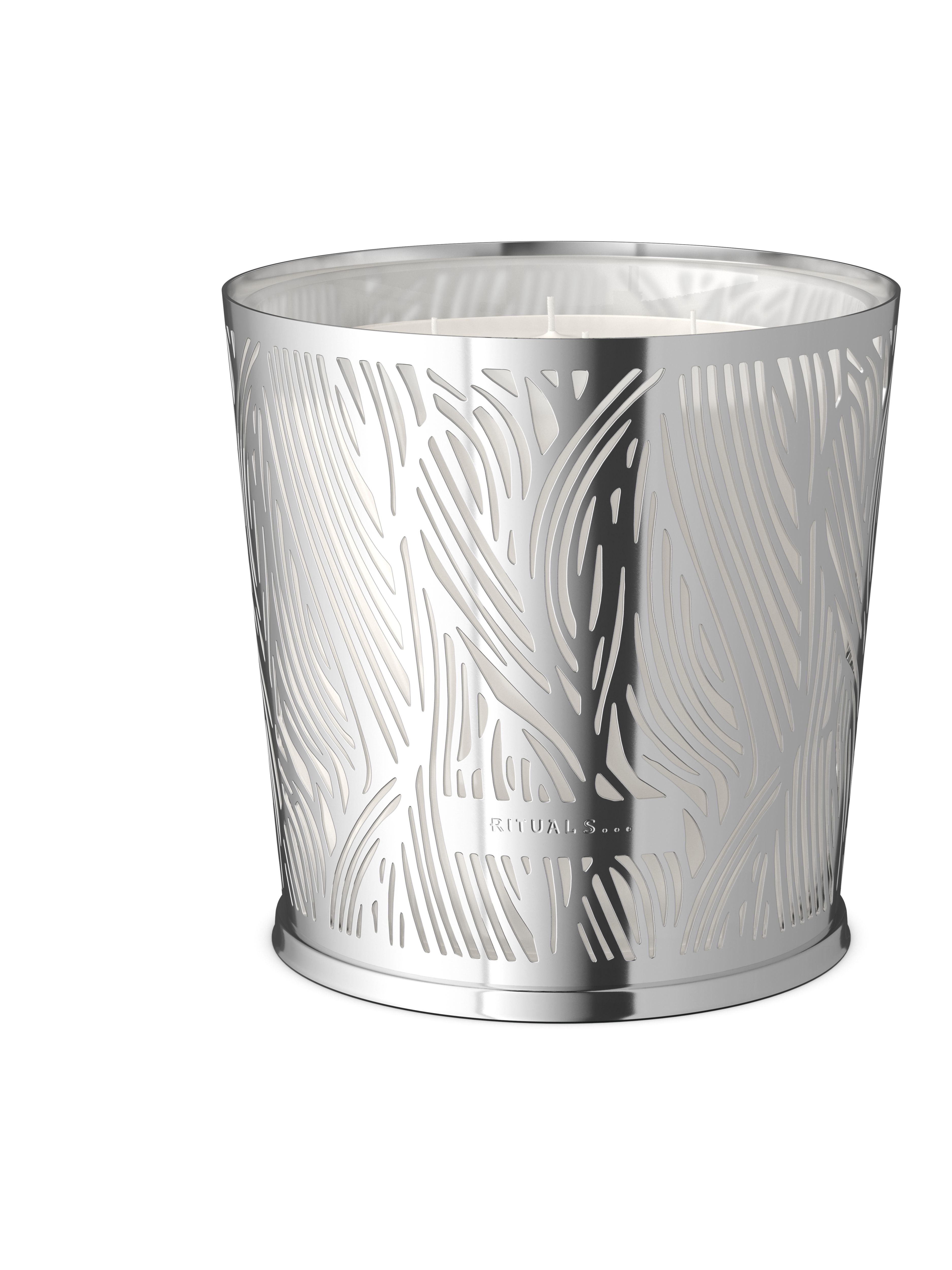 Large Savage Garden Scented Candle With Metal Sleeve
