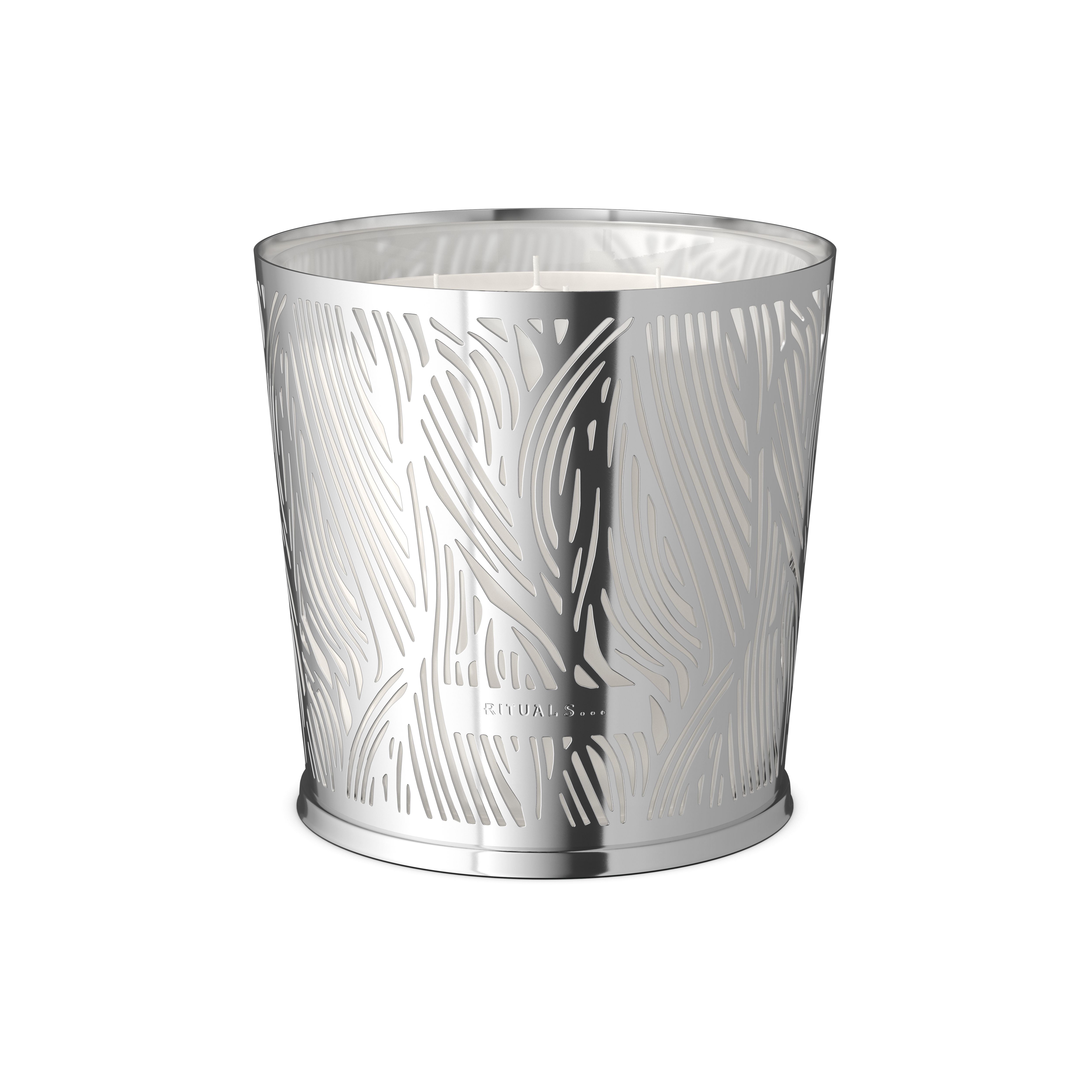 Large Savage Garden Scented Candle With Metal Sleeve