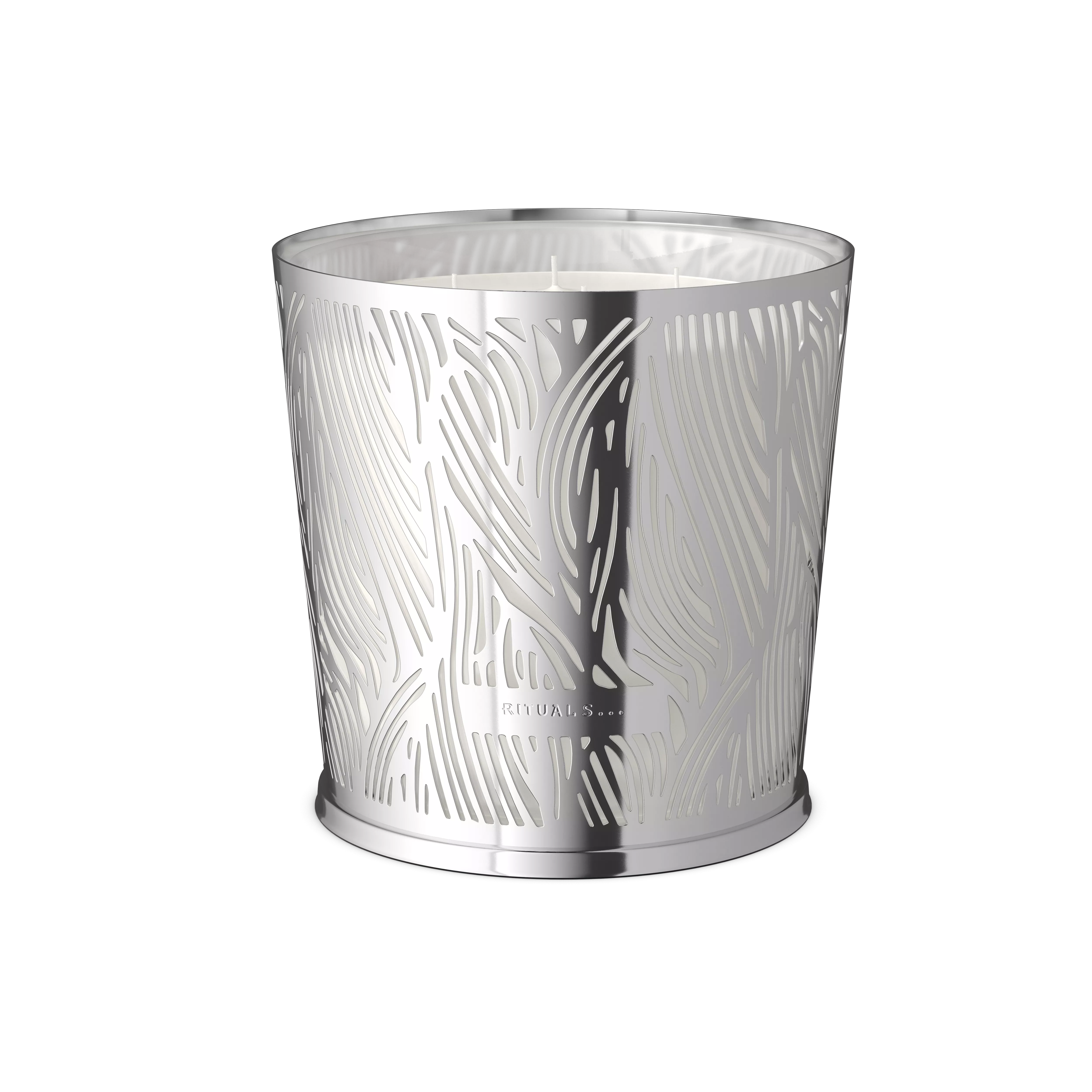 Large Savage Garden Scented Candle With Metal Sleeve
