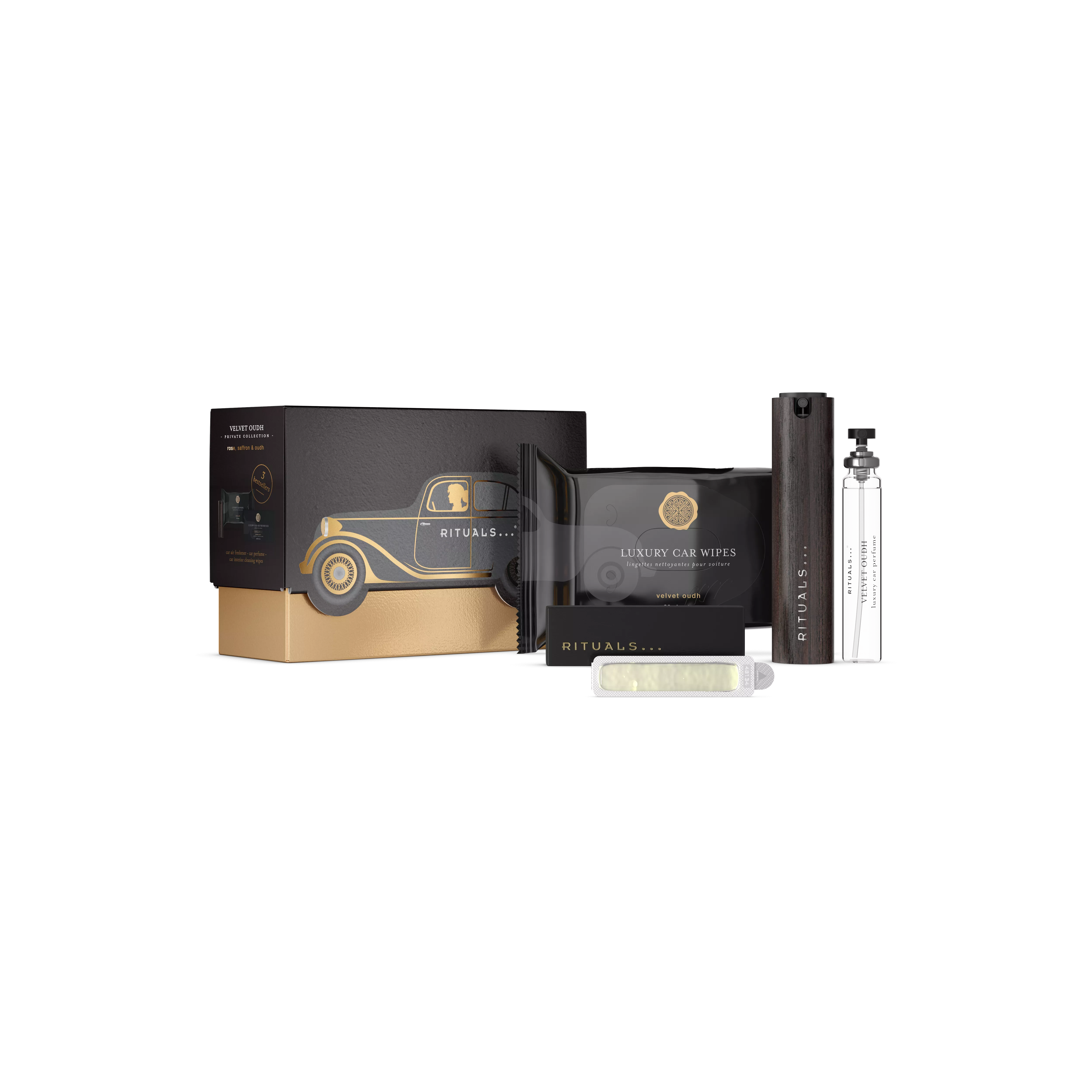 Velvet Oudh Car Gift Set