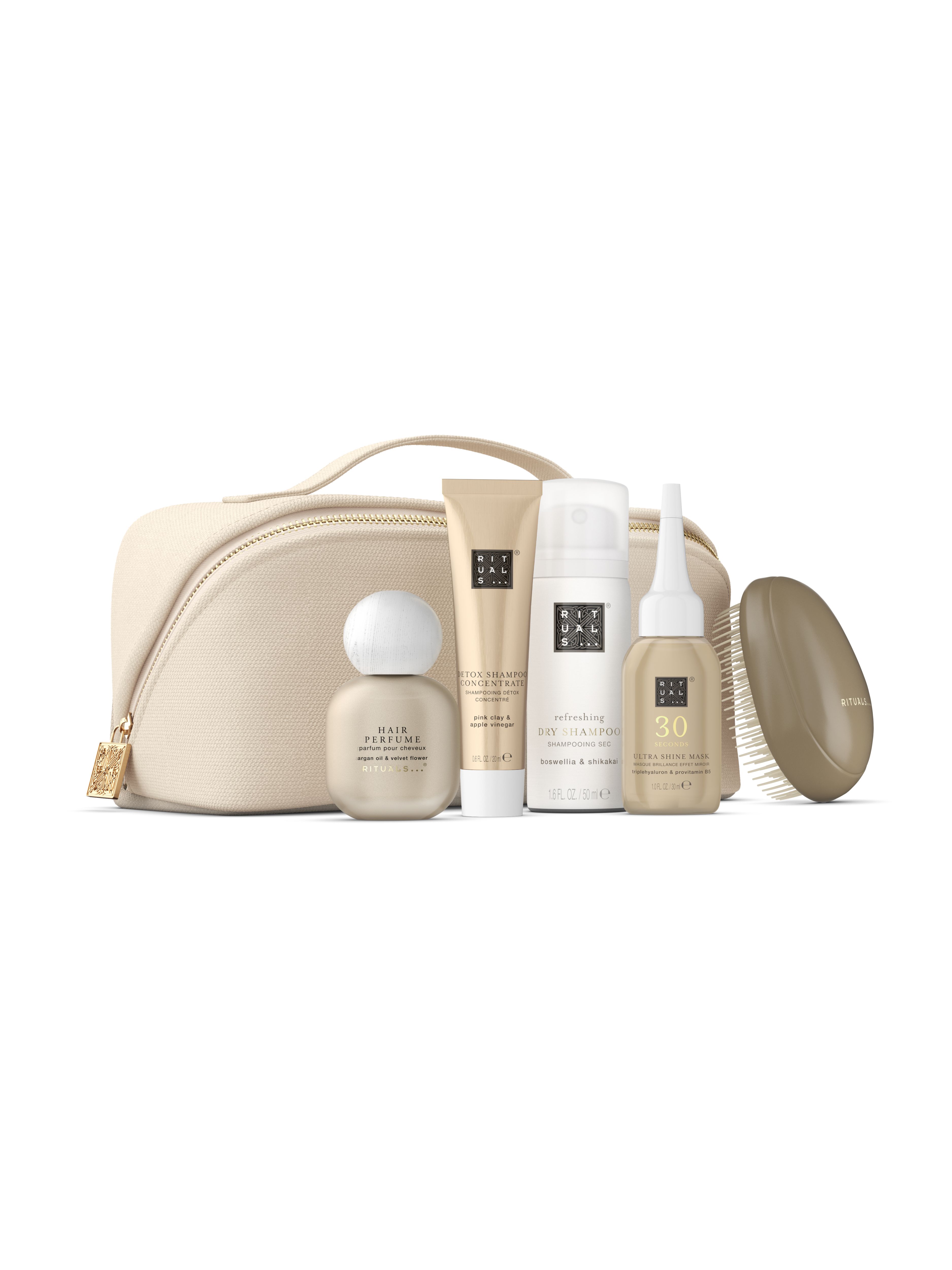 Hair Care Travel Set With Pouch