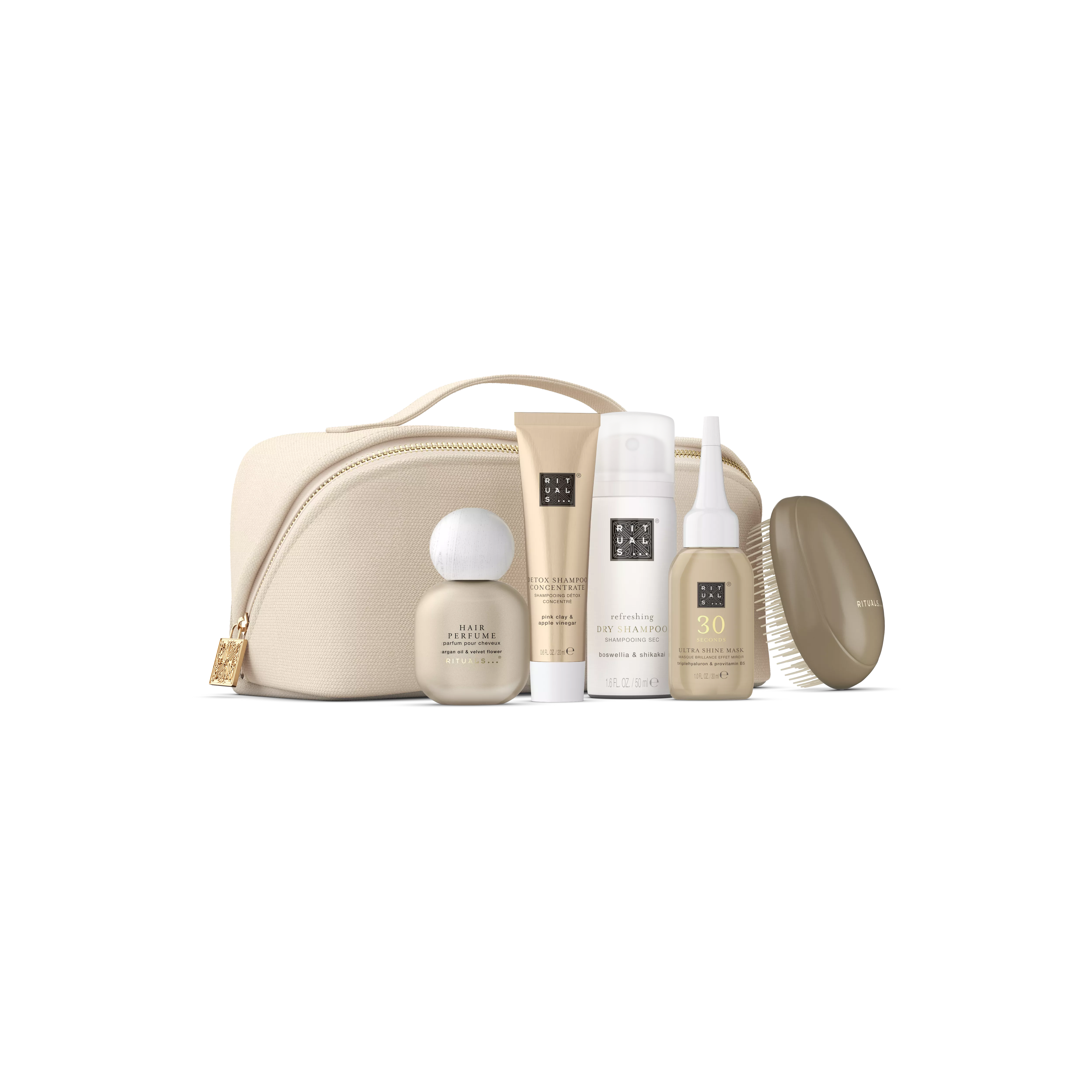 Hair Care Travel Set With Pouch