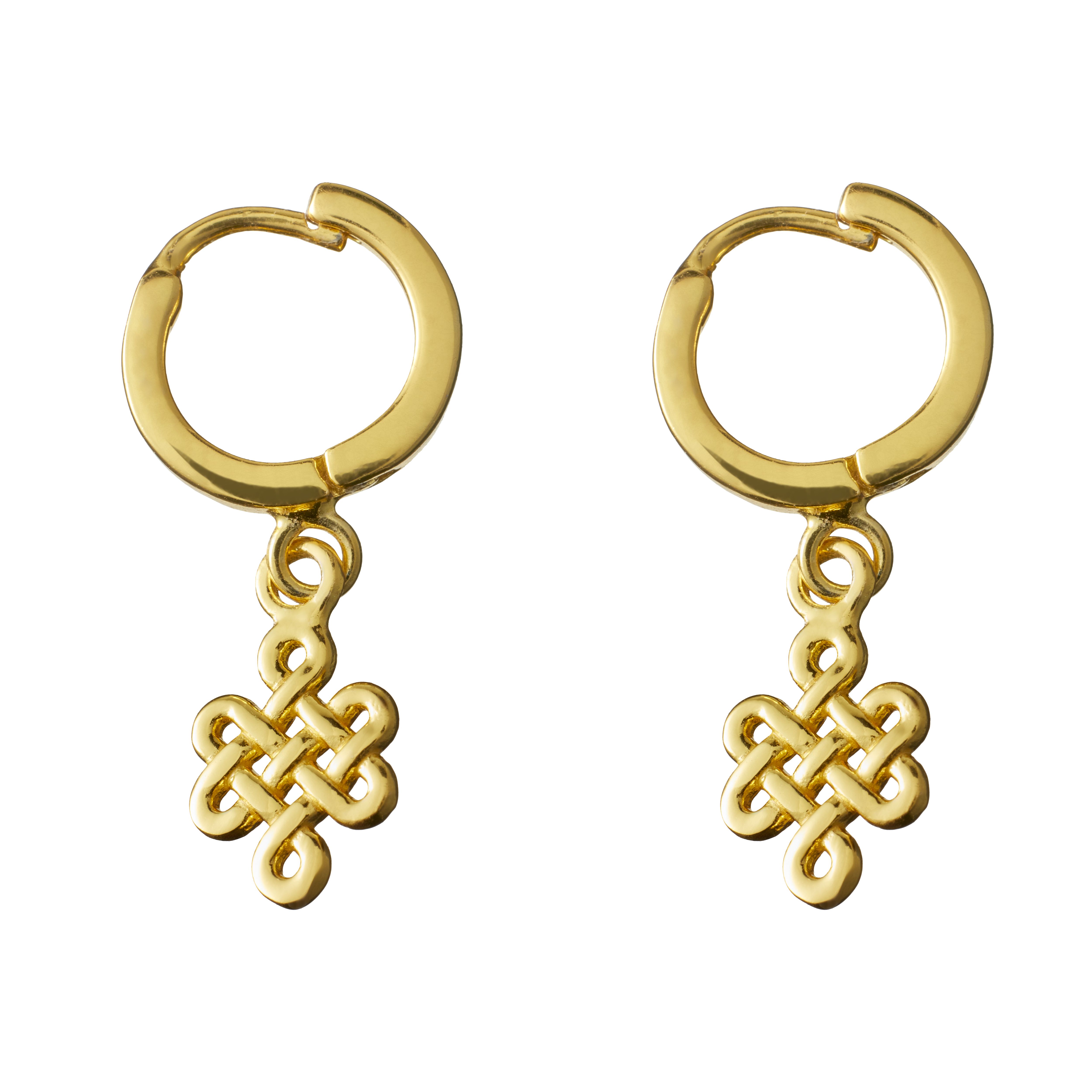 Infinity Round Earrings