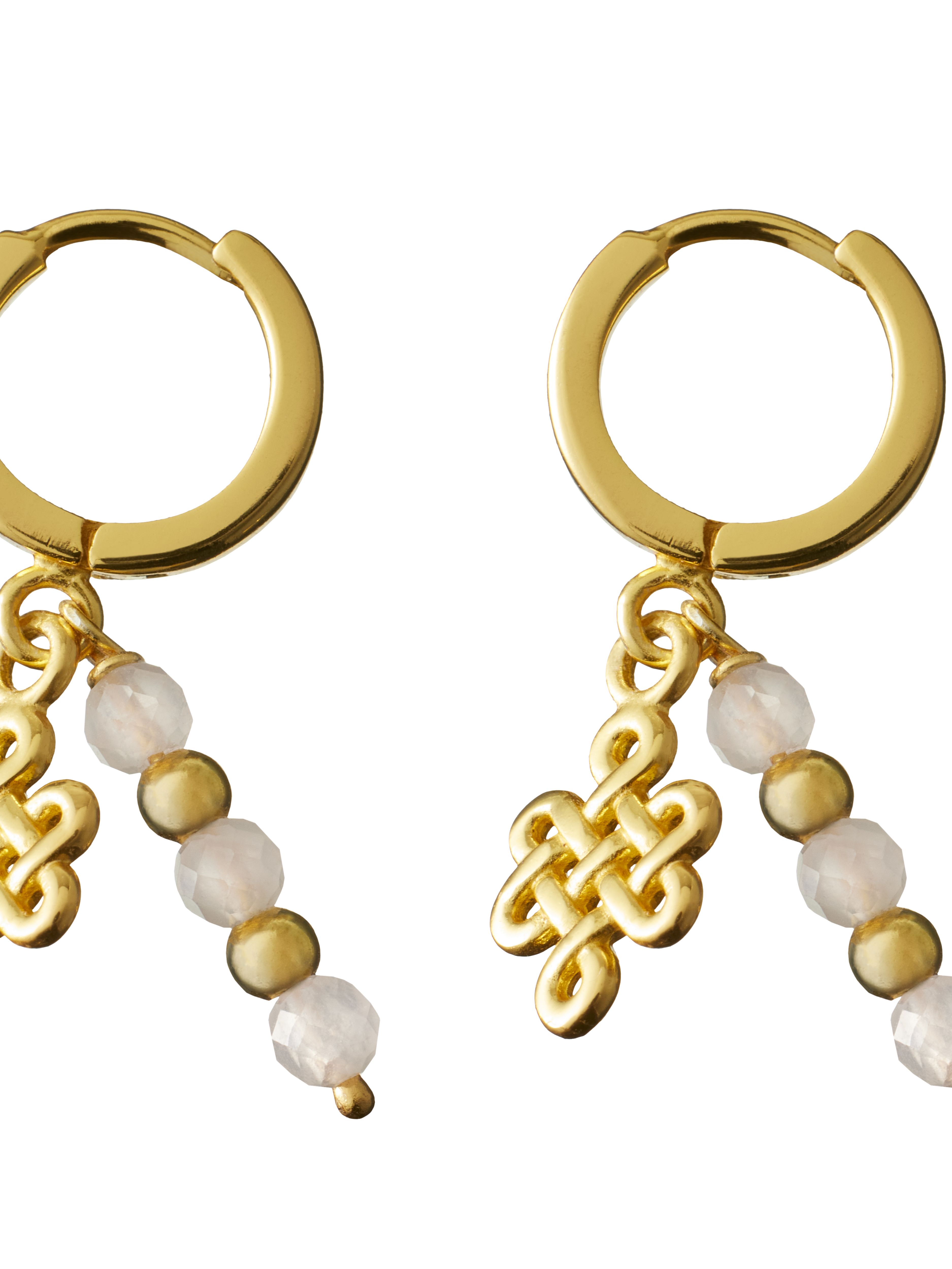 Infinity Hoops Round Earrings