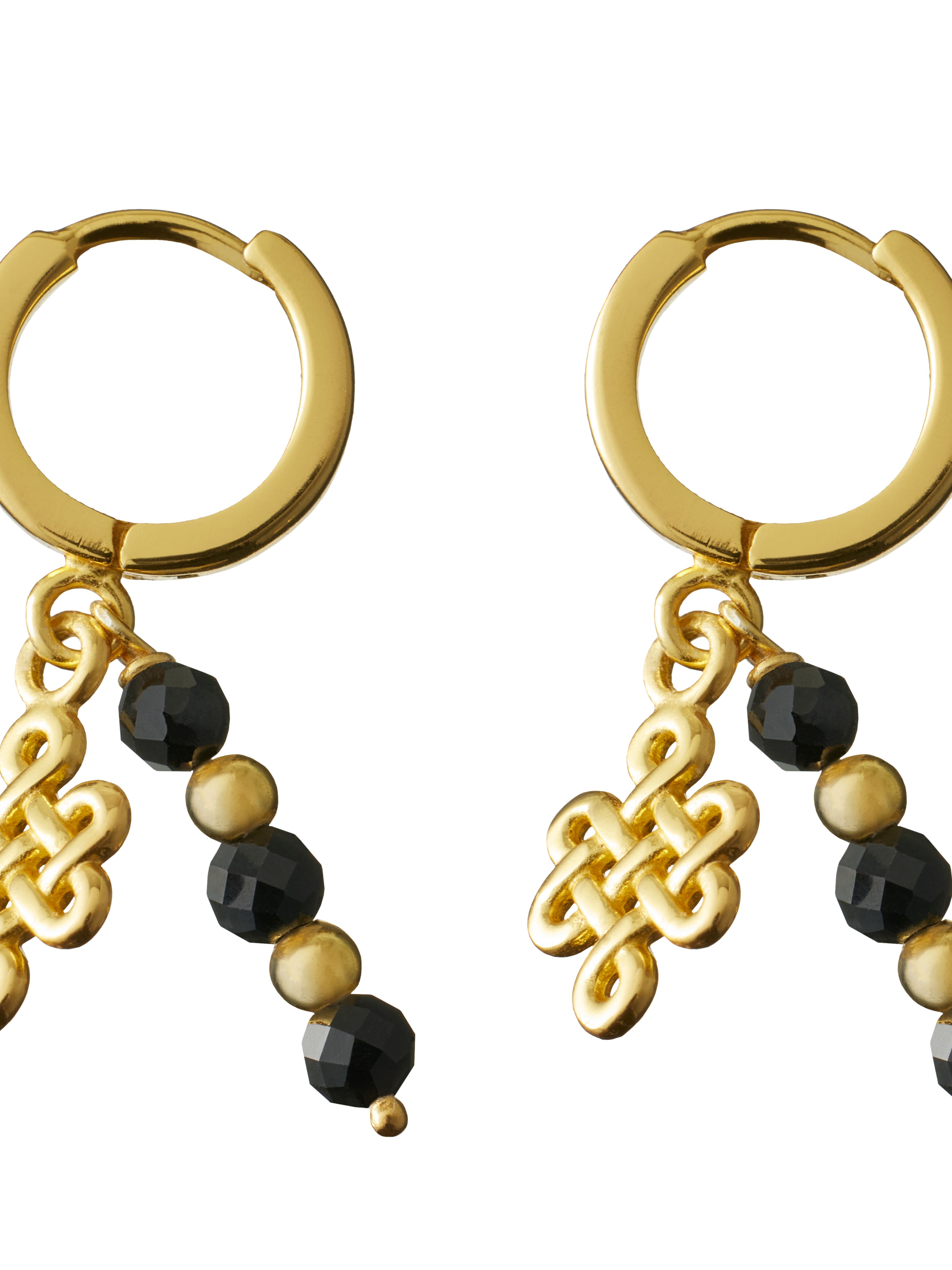 Infinity Hoops Round Earrings