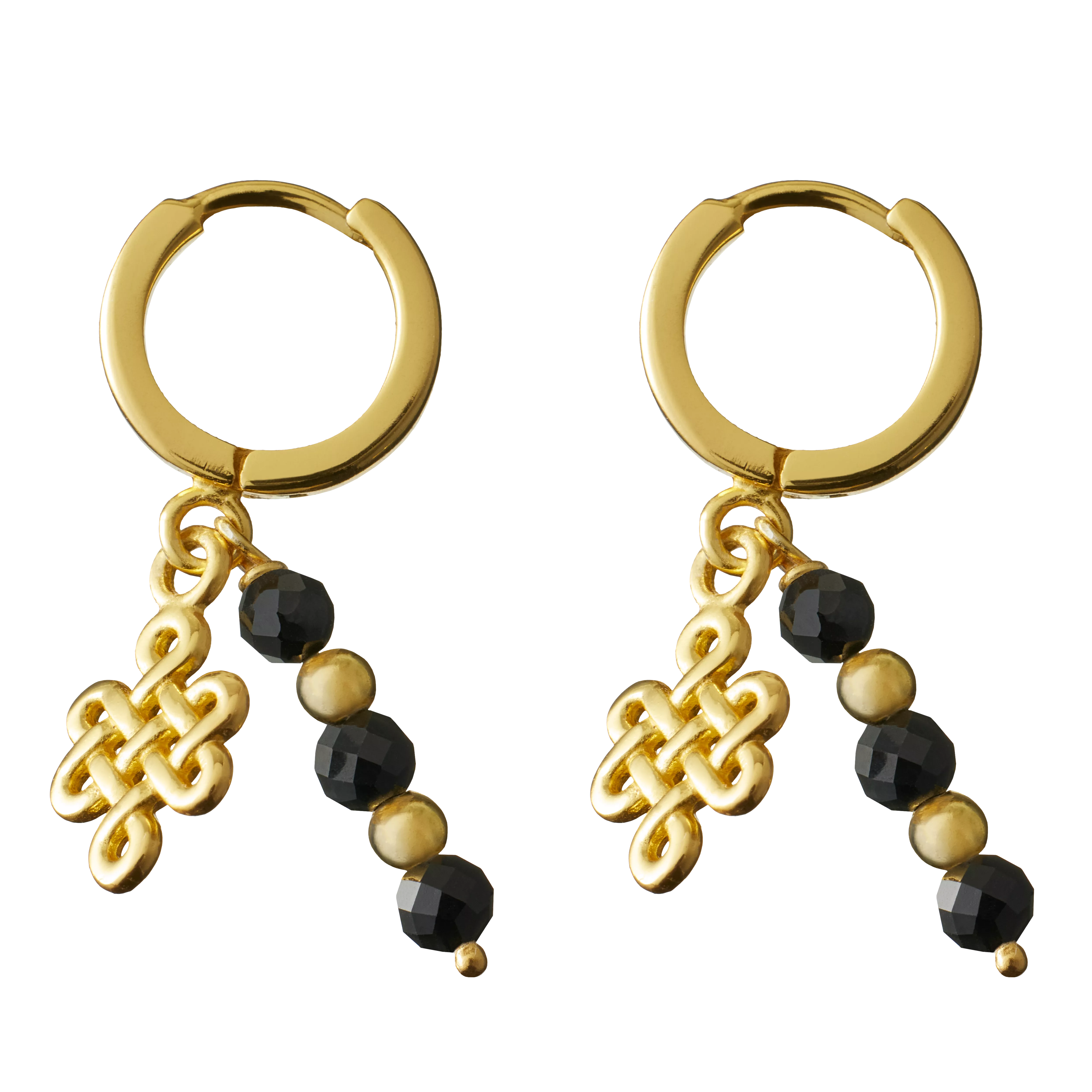 Infinity Hoops Round Earrings