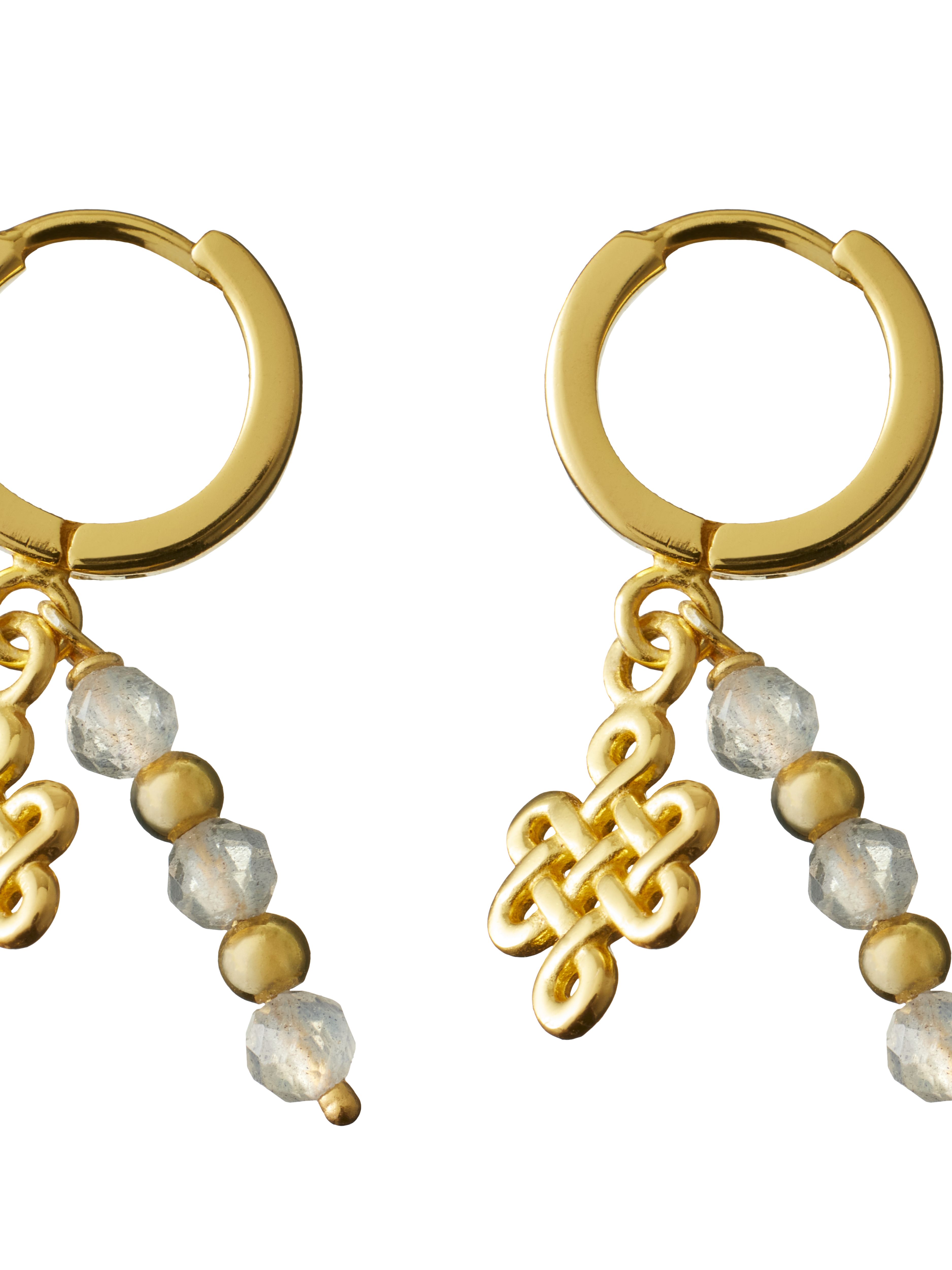 Infinity Hoops Round Earrings