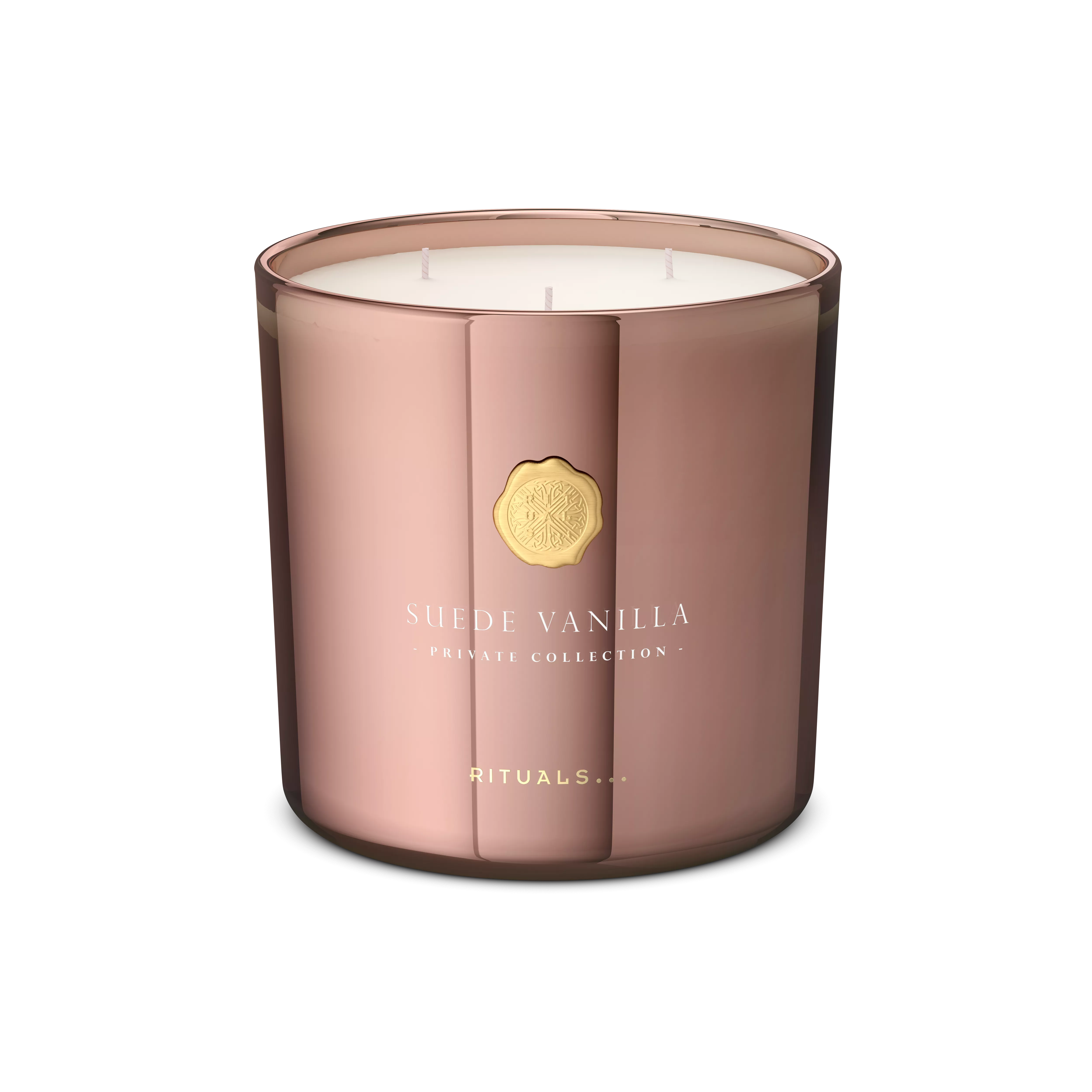 Medium Suede Vanilla Scented Candle