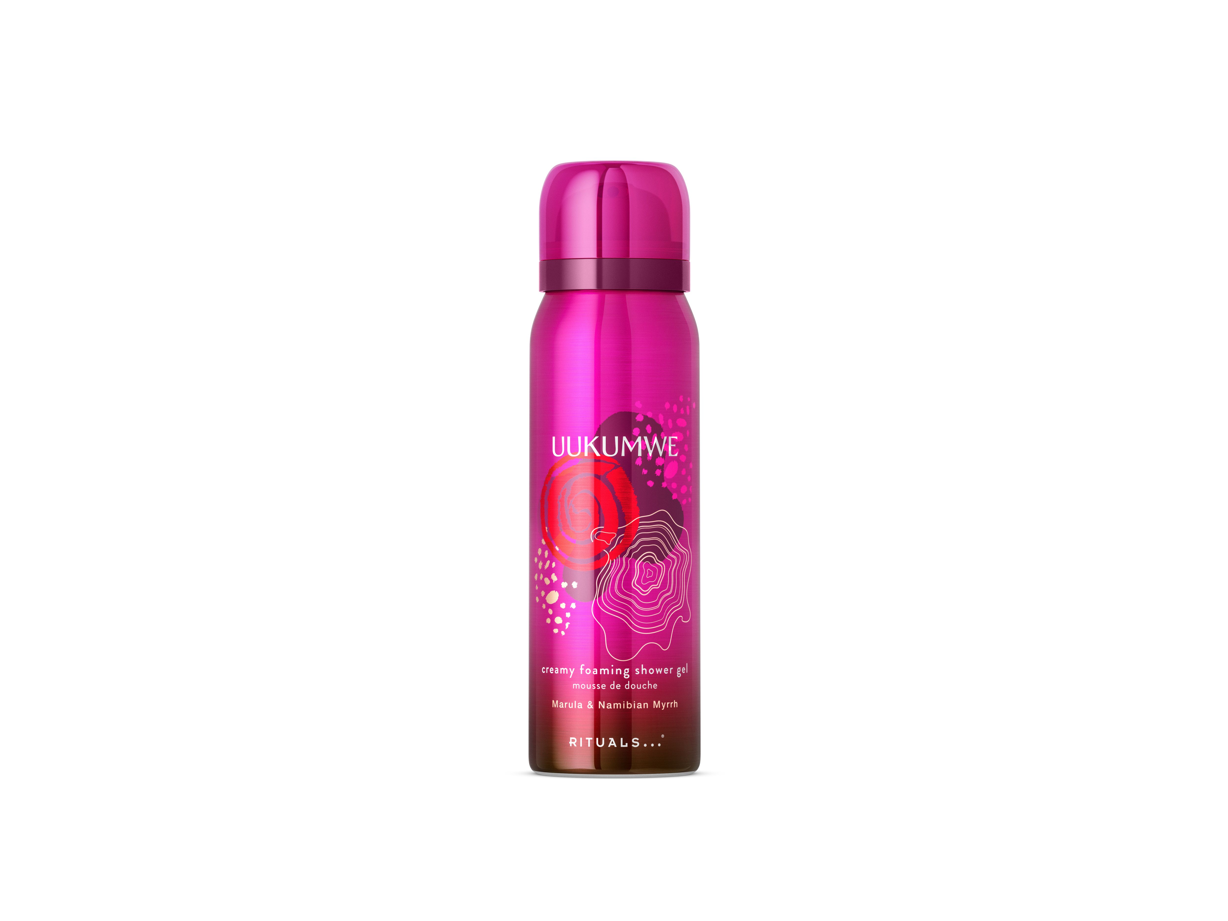 creamy foaming shower gel
