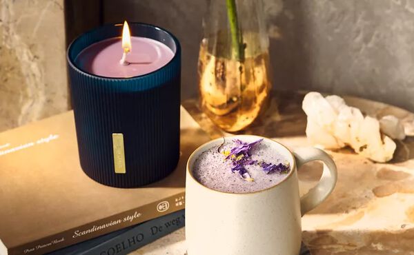 A purple moon milk recipe for sweet dreams