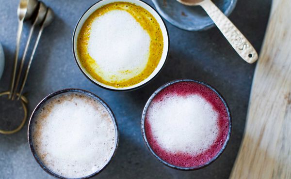 Warm up with a Golden Milk, beetroot & cocoa or chai latte