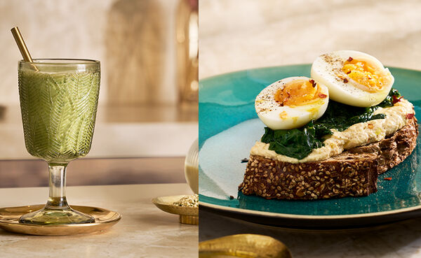 High protein breakfast, snack and shake