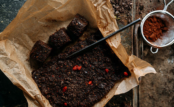 Preparation on baking paper