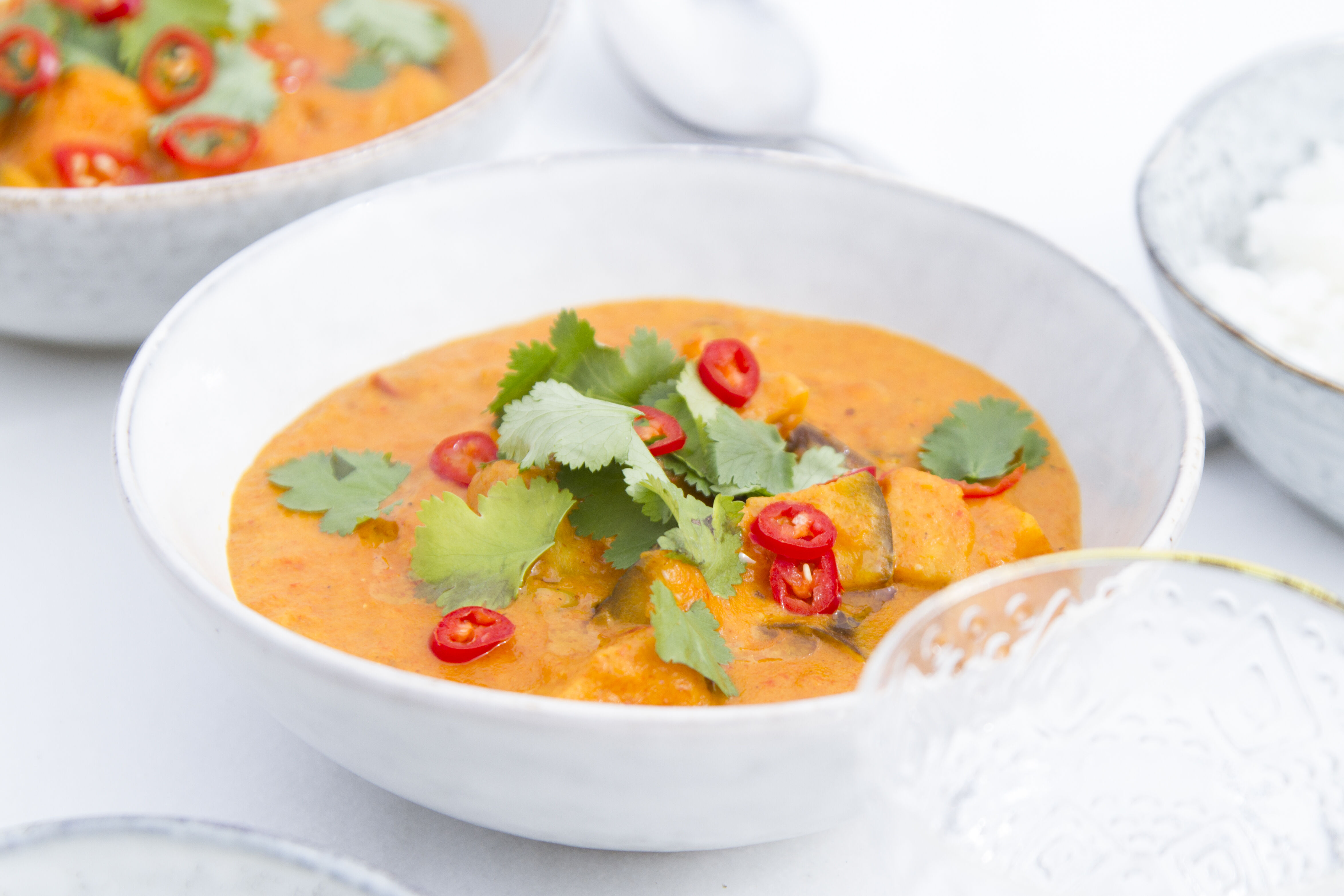 Red pepper curry
