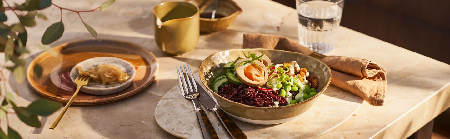Make the most of leftovers with this delicious black rice bowl recipe    