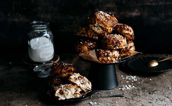 Medjool date and mandarin scones