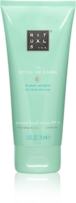 The Ritual of Karma Hand Lotion SPF 15
