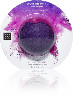 The Ritual of Holi Fizzing Bath Bomb
