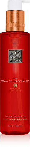 The Ritual of Happy Buddha Shower Oil
