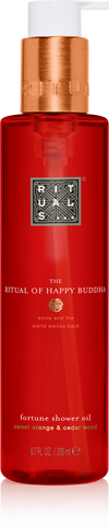 The Ritual of Happy Buddha Shower Oil