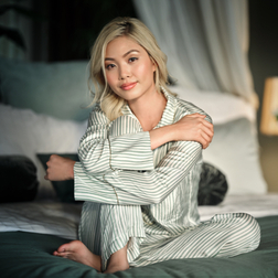 The Ritual of Jing Pyjama top - Green sheen -