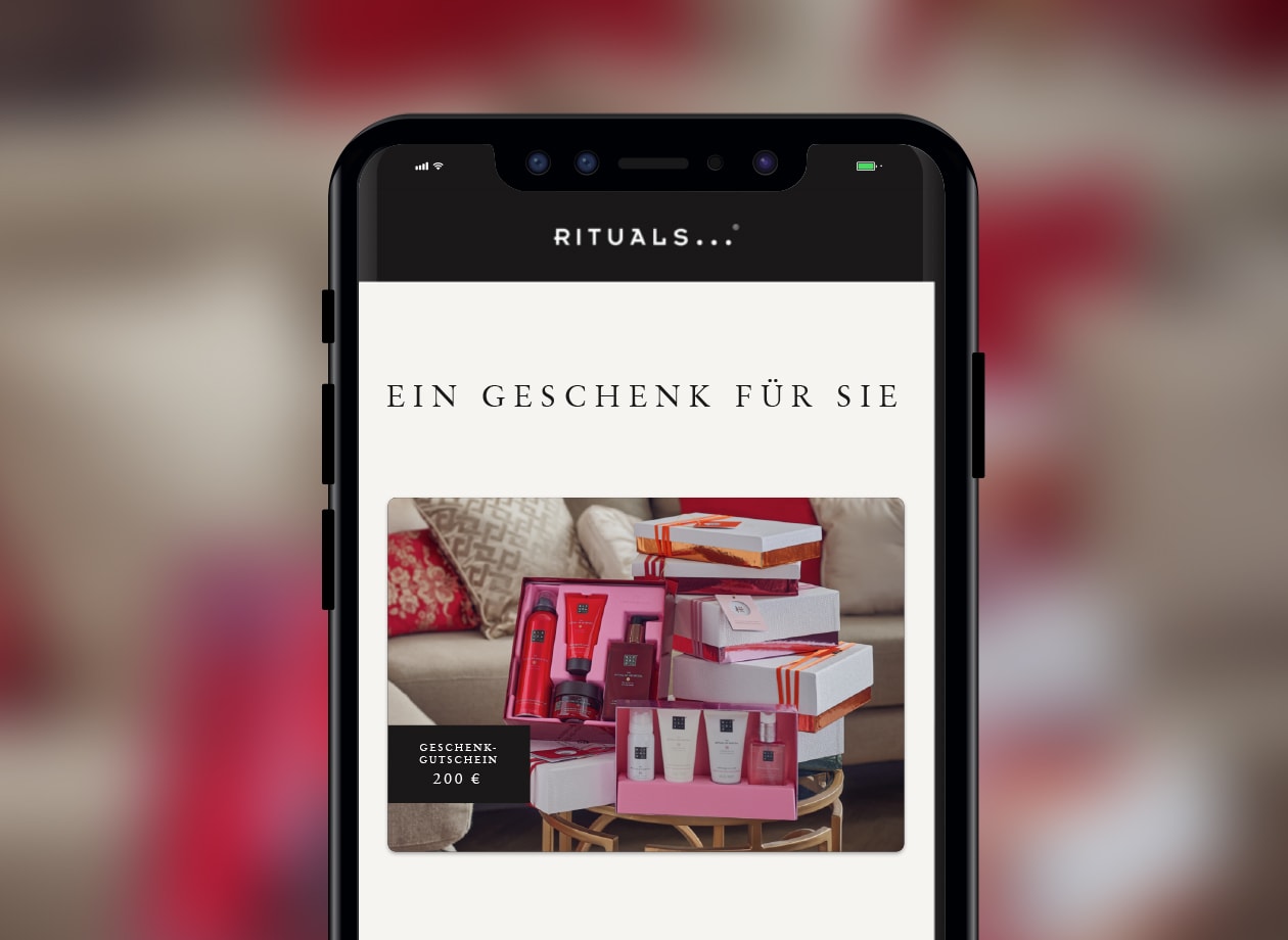 Digitale Geschenkkarte