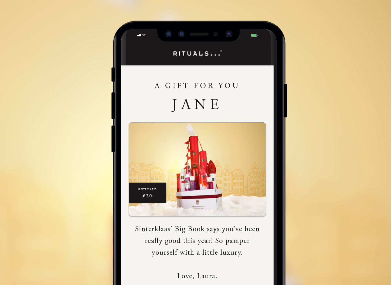 Shop Rituals online gift card